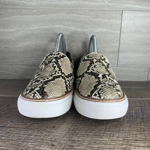 Steve Madden Jalia Snakeskin Slip On Sneaker - Picture 2 of 8